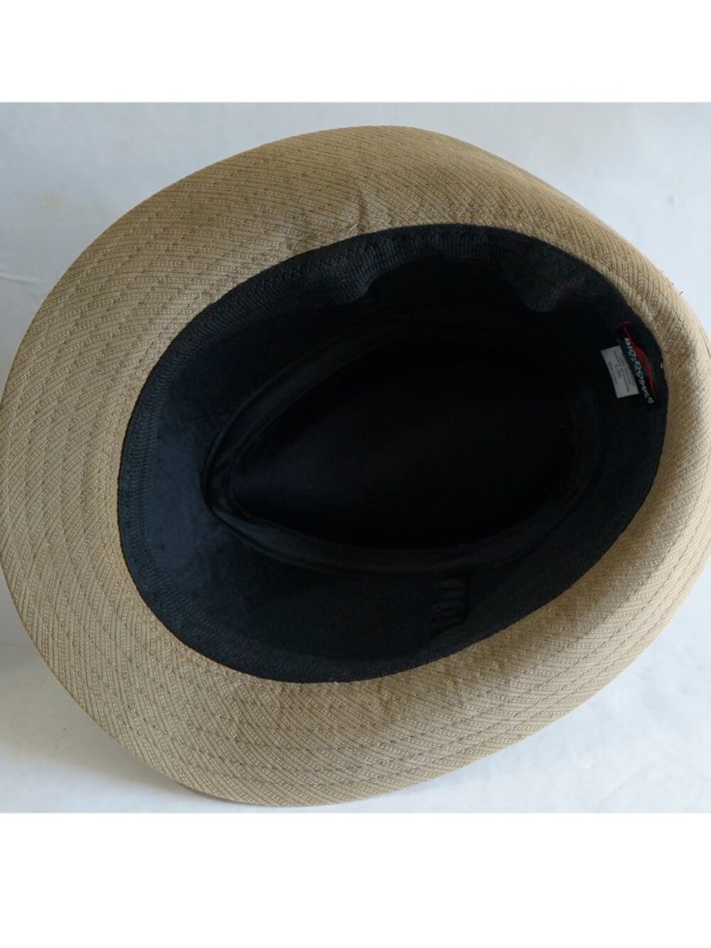 Vintage Fedora Hat Beige 100% Cotton hat - Picture 9 of 9